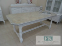 FRANCUSKI STÓŁ 200 cm biały SHABBY PROWANSJA