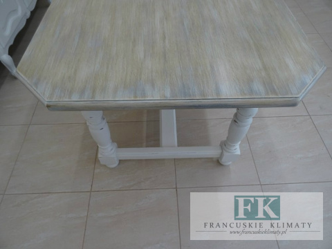 FRANCUSKI STÓŁ 200 cm biały SHABBY PROWANSJA FRANCUSKI STÓŁ 200 cm biały SHABBY PROWANSJA
