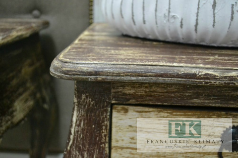 KOMÓDKA LUDWIK shabby drewno FRANCJA nowa KOMÓDKA LUDWIK shabby drewno FRANCJA nowa