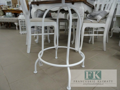 STOLIK METALOWY Z DREWNIANYM BLATEM 77 cm