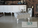 FRANCJA STOLIK KAWOWY / PUF , 75 X 75 cm , głęboko pikowany shabby prowansja FRANCJA STOLIK KAWOWY / PUF , 75 X 75 cm , głęboko pikowany shabby prowansja