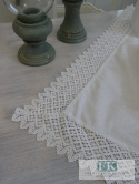 BIEŻNIK SERWETKA Z KORONKĄ LAURA 70X70 BIAŁA PROWANSJA SHABBY CHIC VINTAGE LOFT BIEŻNIK SERWETKA Z KORONKĄ LAURA 70X70 BIAŁA PROWANSJA SHABBY CHIC VINTAGE LOFT