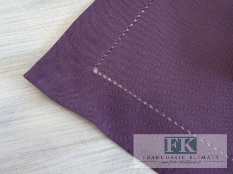 BIEŻNIK SERWETKA SECRET 80X80 FIOLETOWY PROWANSJA SHABBY CHIC VINTAGE LOFT