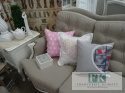 KŁ. POSZEWKA DEKORACYJNA PINK 40X40 SHABBY , PROWANSJA , VINTAGE