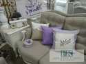 KŁ. POSZEWKA DEKORACYJNA VIOLET 40X40 SHABBY , PROWANSJA , VINTAGE