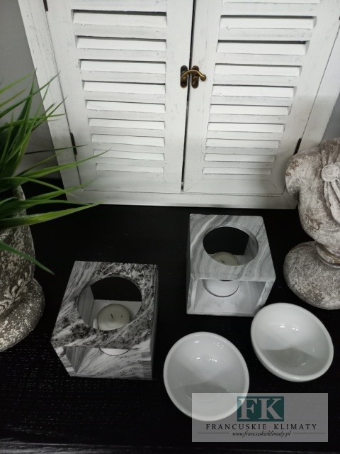 KOMINEK ZAPACHOWY 13x10x10 DO OLEJKÓW AROMATERAPII I WOSKÓW NA TEALIGHT ów tealight