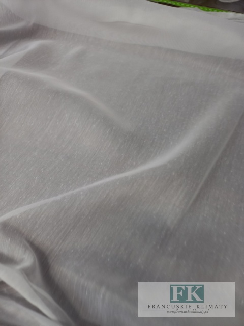 KUPON 178 x 300 cm MATERIAŁ TKANINA BATYST PASY HAFTOWANE , WYS 300 CM , BIEL