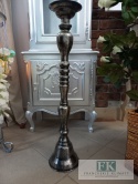 METALOWY ŚWIECZNIK STYLIZOWANY 68 cm