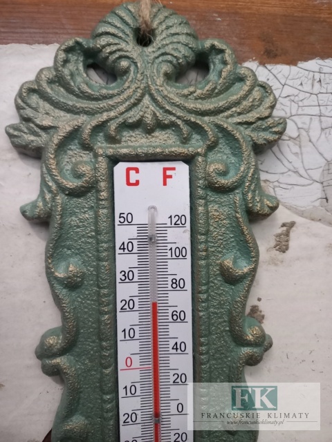 ŻELIWNY TERMOMETR 25 CM