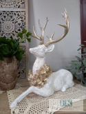 FIGURA JELEŃ LEŻĄCY 53 CM