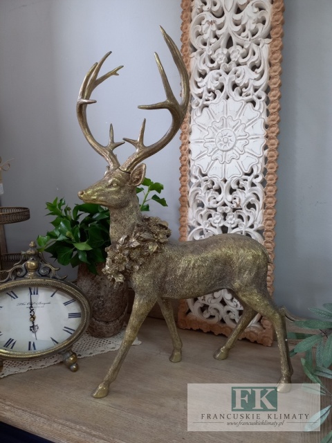JELEŃ JELONEK STOJĄCY 72 CM figura RENIFER