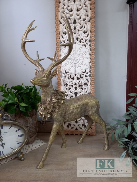 JELEŃ JELONEK STOJĄCY 72 CM figura RENIFER