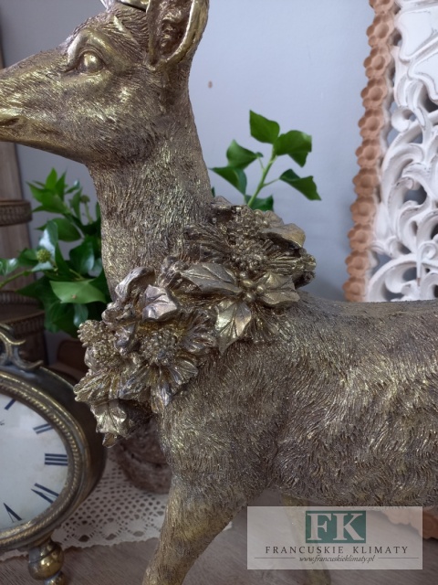 JELEŃ JELONEK STOJĄCY 72 CM figura RENIFER