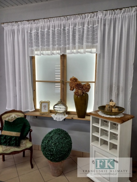 KOMPLET , KPL LAMBREKIN SZEROKA GIPIURA 300/55 CM WYSOKOŚĆ , BOKI 130/160 WYSOKOŚĆ,