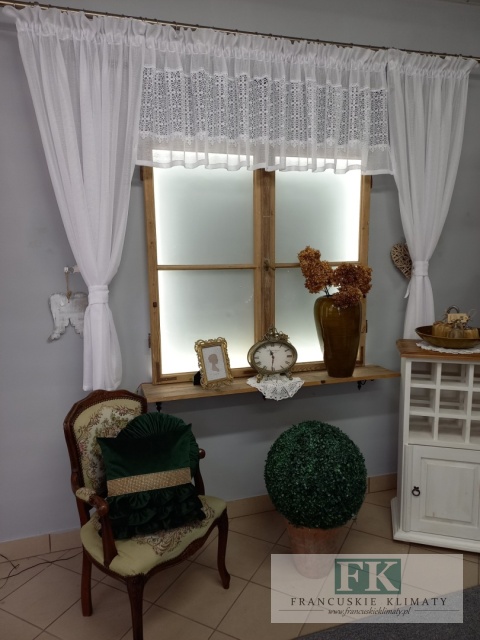KOMPLET , KPL LAMBREKIN SZEROKA GIPIURA 300/55 CM WYSOKOŚĆ , BOKI 130/160 WYSOKOŚĆ,