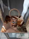 LATARNIA WYS. 46 CM MIEDŻ GLAMOUR HAMPTON