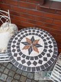 STOLIK MOZAIKA 71 CM METAL