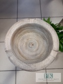 postument 54 cm drewno ŚWIECZNIK / KWIETNIK antyczne drewno