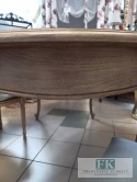 FRANCUSKI STÓŁ rozkł. OWAL antyczne drewno