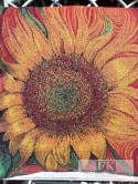 POSZEWKA DEKORACYJNA GOBELIN 45/45 CM SŁONECZNIK