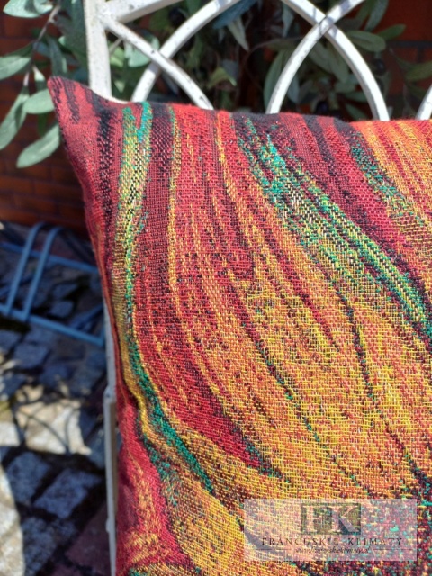 POSZEWKA DEKORACYJNA GOBELIN 45/45 CM SŁONECZNIK