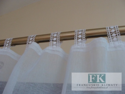 ZAZDROSTKA gotowa ZAZDROSKA , 165/60 PROWANSJA , BATYST , GIPIURA METRAŻ