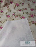 ! TKANINA MATERIAŁ KWIATY 160 szer "RÓŻYCZKI" KWIATY PROWANSJA , SHABBY