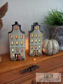 DOMEK  NA T-LIGHT "KAMIENICZKA"  20 cm