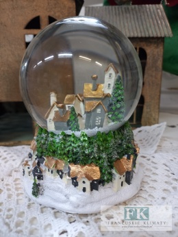 KULA ŚNIEŻNA Z POZYTYWKĄ 15 CM 