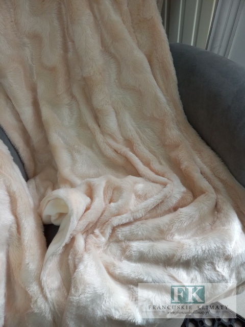 NARZUTA NA FOTELE kpl komplet 2 SZT 70X160 cm , krem , VINTAGE , RETRO