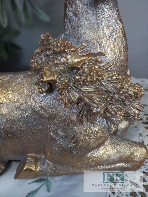 FIGURA RENIFER LEŻĄCY 30 CM