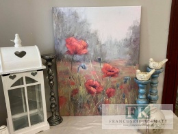 OBRAZ NA PŁÓTNIE 60/75 MAKI NA ŁĄCE