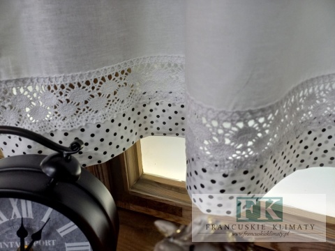 NA METRY ! WYS. 40 CM ZAZDROSTKA ZAZDROSKA BAWEŁNA 100% KROPKI