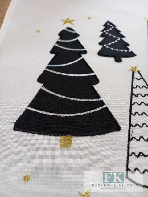 BIEŻNIK DEKORACYJNY CHOINKI 35/175