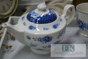 BLUE FLOWER imbryk CZAJNIk 1,3 L biało niebieskI HAMPTON