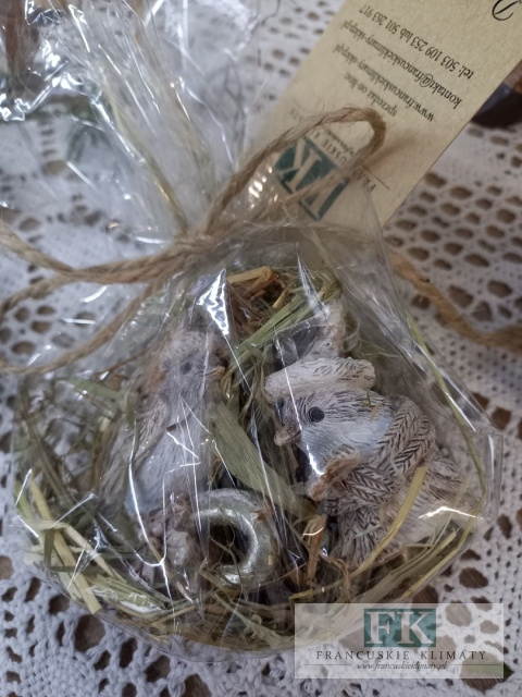 KOMPLET 2 SZTUKI ZAWIESZKA PTASZKI