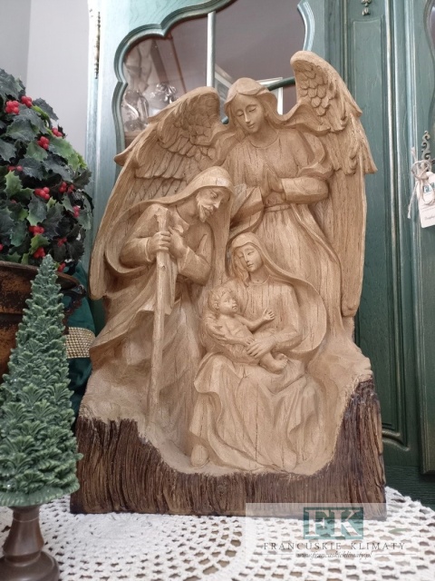 WIELKA SZOPKA BOŻONARODZENIOWA 48 CM