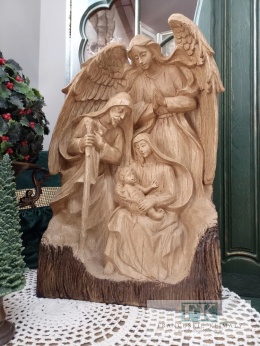 WIELKA SZOPKA BOŻONARODZENIOWA 48 CM