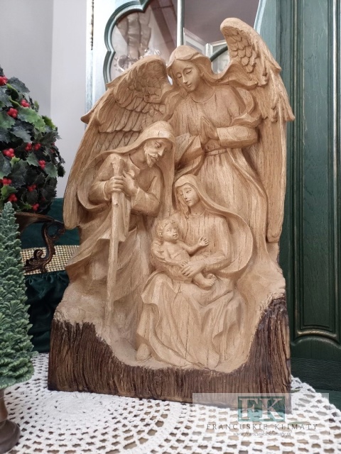 WIELKA SZOPKA BOŻONARODZENIOWA 48 CM