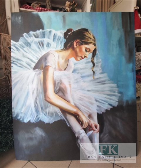 OBRAZ NA PŁÓTNIE 80/100 BALETNICA