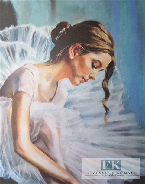 OBRAZ NA PŁÓTNIE 80/100 BALETNICA