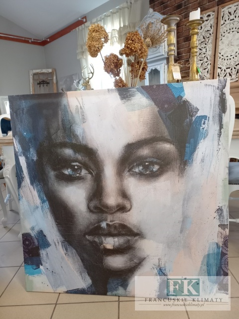 OBRAZ NA PŁÓTNIE 100/100 KOBIETA AFRYKAŃSKA