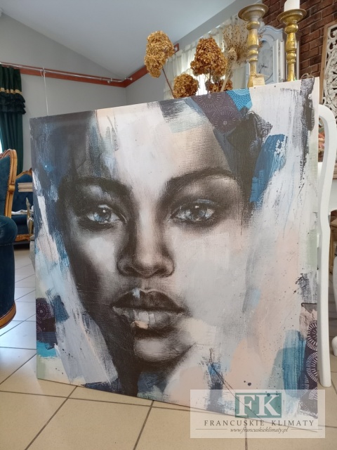 OBRAZ NA PŁÓTNIE 100/100 KOBIETA AFRYKAŃSKA