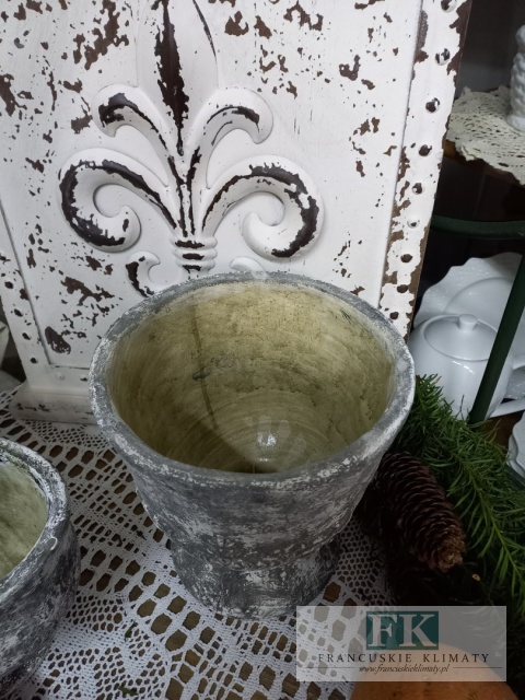 ! OSŁONKA DONICA wazon NA NÓŻCE 21,5 CM