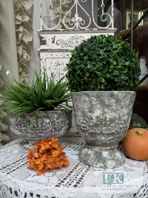 ! OSŁONKA DONICA wazon NA NÓŻCE 21,5 CM