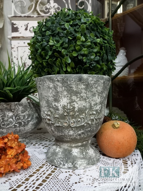 ! OSŁONKA DONICA wazon NA NÓŻCE 21,5 CM