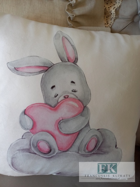 POSZEWKI POSZEWKA VELVET 40/40 królik zajac NOWOŚĆ