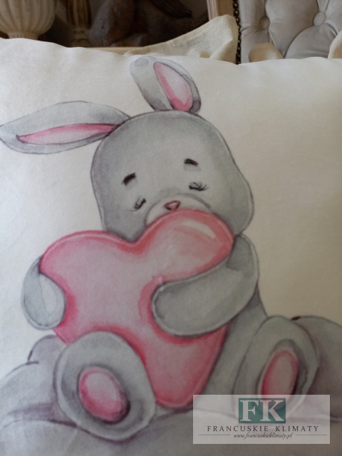 POSZEWKI POSZEWKA VELVET 40/40 królik zajac NOWOŚĆ