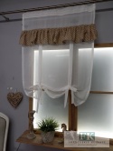 ROLETKA, EKRAN , PANEL SWEET FALBANKA PROWANSJA , SABBY, VINTAGE, SZER 80 CM WYS 140 BATYST BAWEŁNA