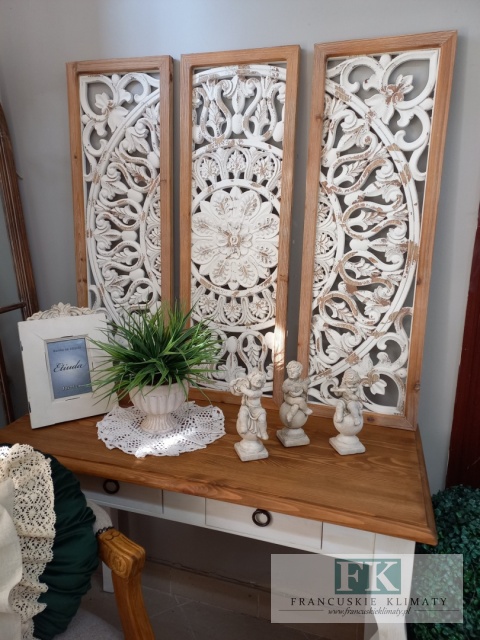 DEKORACJA ŚCIENNA TRYPTYK 90 CM